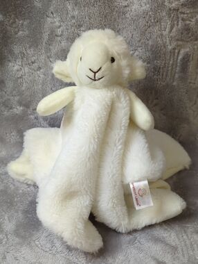 Cream Lamb Plush Lovey Blanket